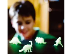 8 dinosaurios 3D fosforescentes 4M