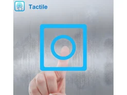 Aica Espejo de baño LED sin cobre 160×80cm,antivaho,interruptor táctil
