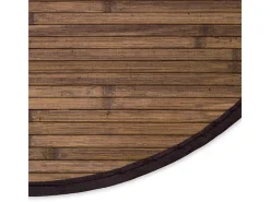 Alfombra 150 cm bambú marrón oscuro