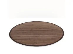 Alfombra 150 cm bambú marrón oscuro