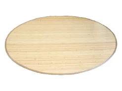Alfombra 120 cm Bambú Natural Claro