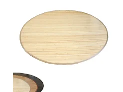 Alfombra 90 cm bambú natural claro