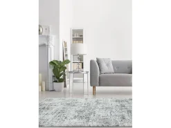 Alfombra abstracta - 120x170cm - gris, blanco, - Orion Abstract Silver