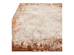 Alfombra abstracta - 120x170cm - naranja, crema - Kuza Border