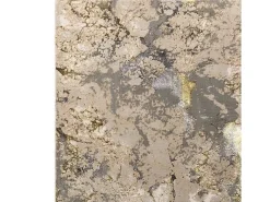 Alfombra abstracta - 120x170cm - dorado, gris, beige - Aurora Galaxy