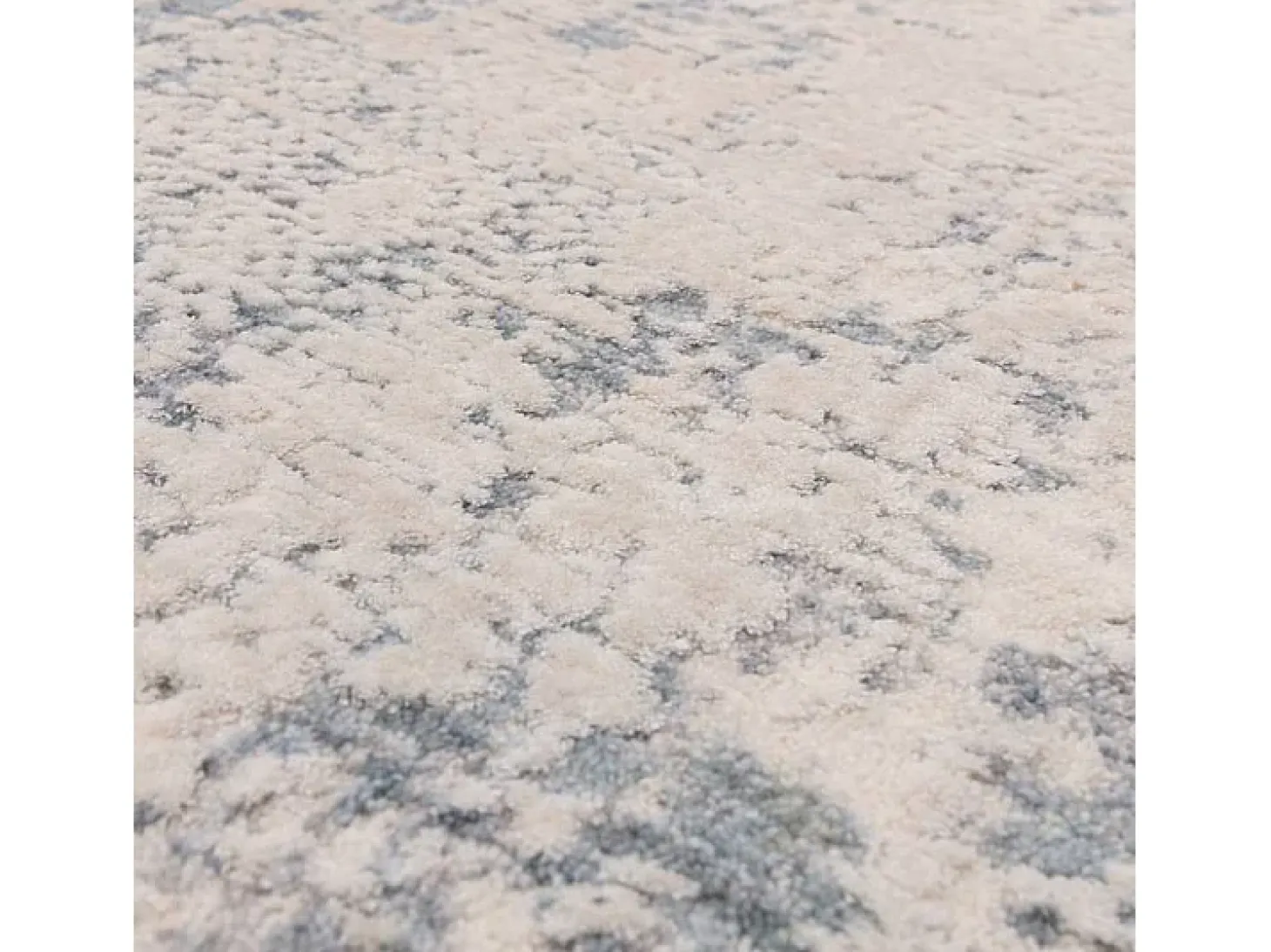 Alfombra abstracta - 200x300cm - azul, crema - Seville Zafra