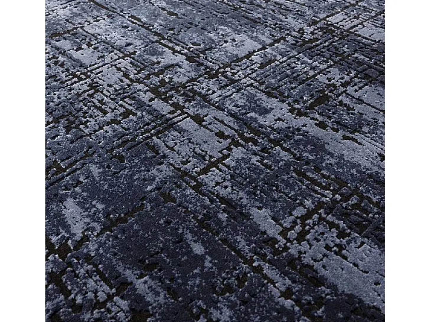 Alfombra abstracta - 120x170cm - azul marino - Kuza Abstract