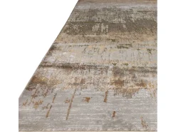 Alfombra abstracta - 200x290cm - dorado, marrón, beige - Aurora Dune