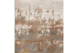 Alfombra abstracta - 160x230cm - dorado, marrón, beige - Aurora Dune