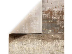 Alfombra abstracta - 160x230cm - dorado, marrón, beige - Aurora Dune