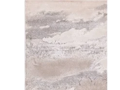 Alfombra abstracta - 120x170cm - plata, crema, gris - Aurora Cloud