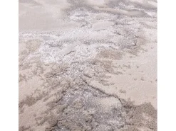 Alfombra abstracta - 120x170cm - plata, crema, gris - Aurora Cloud