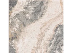 Alfombra abstracta - 120x180cm - gris, crema, oro - Seville Oro