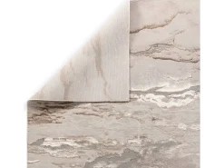 Alfombra abstracta - 120x170cm - oro, gris, beige - Aurora Linea