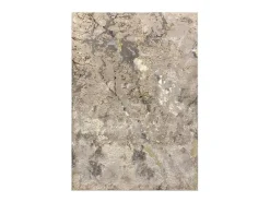 Alfombra abstracta - 160x230cm - dorado, gris, beige - Aurora Galaxy