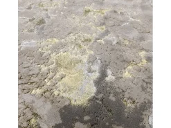 Alfombra abstracta - 160x230cm - dorado, gris, beige - Aurora Galaxy