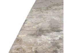Alfombra abstracta - 160x230cm - dorado, gris, beige - Aurora Galaxy