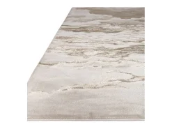 Alfombra abstracta - 200x290cm - oro, gris, beige - Aurora Linea