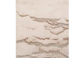 Alfombra abstracta - 200x290cm - oro, gris, beige - Aurora Linea