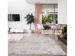 Alfombra abstracta - 120x180cm - beige, crema - Seville Ribera