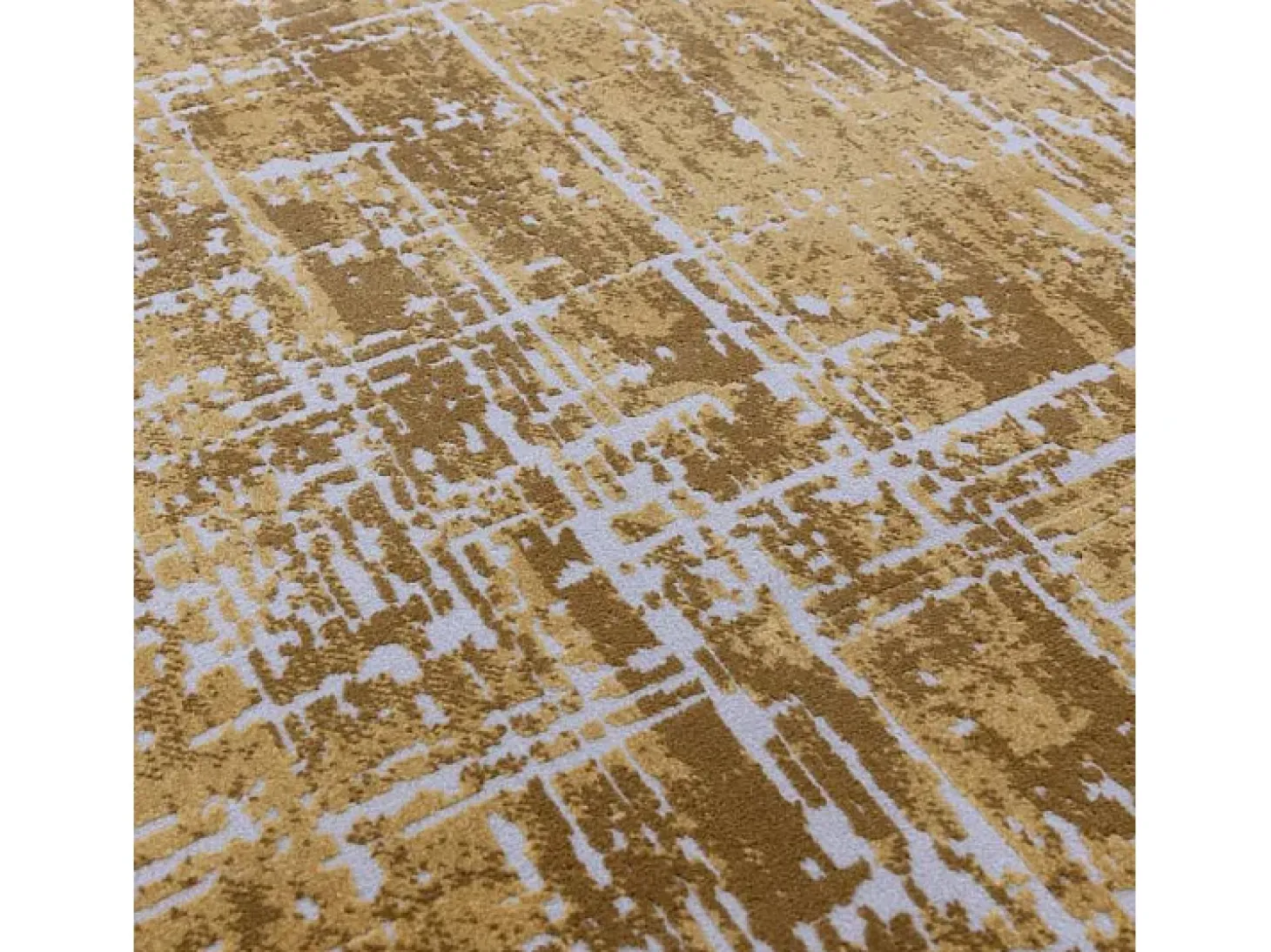 Alfombra abstracta - 200x290cm - oro - Kuza Abstract
