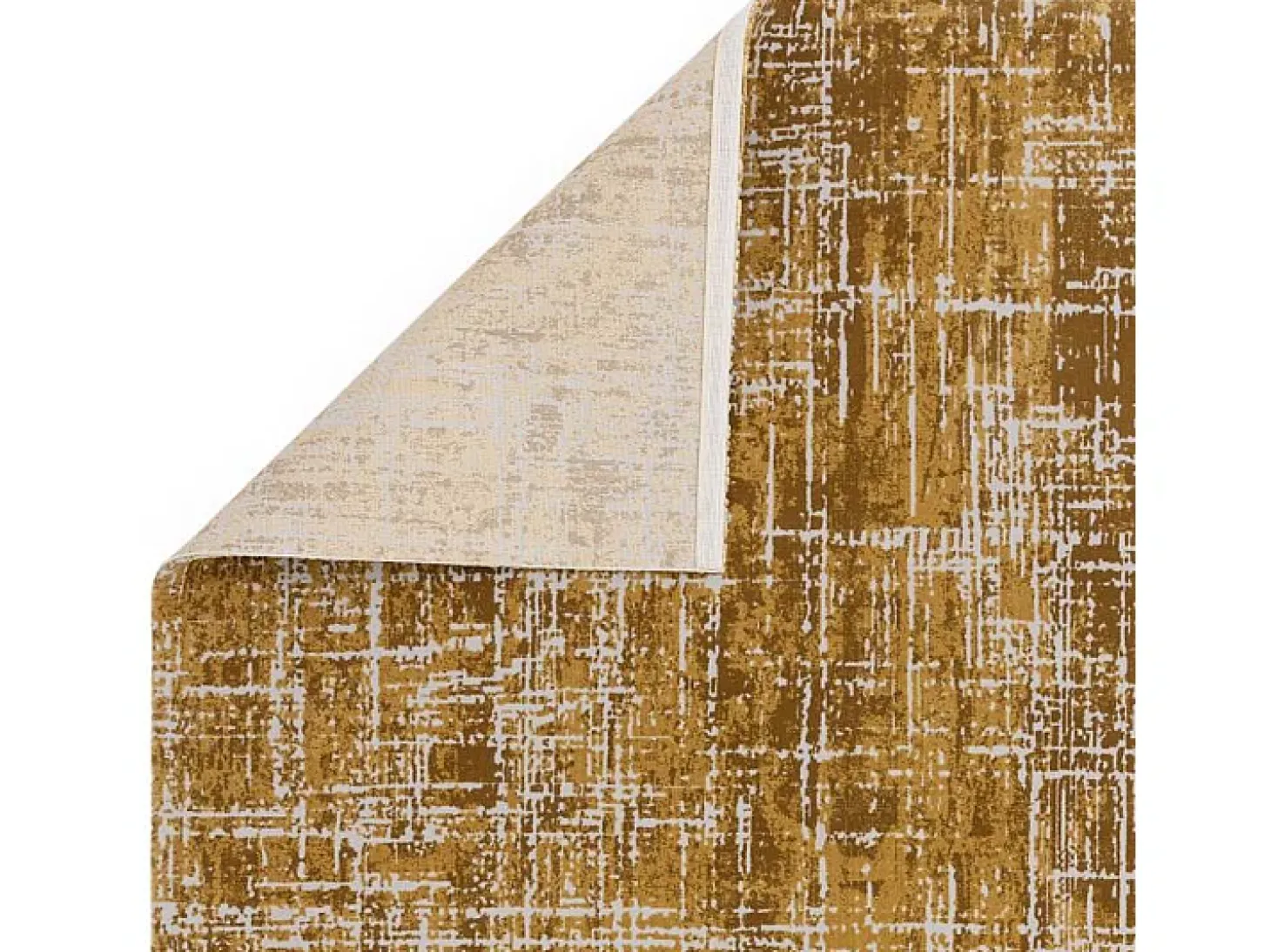 Alfombra abstracta - 200x290cm - oro - Kuza Abstract