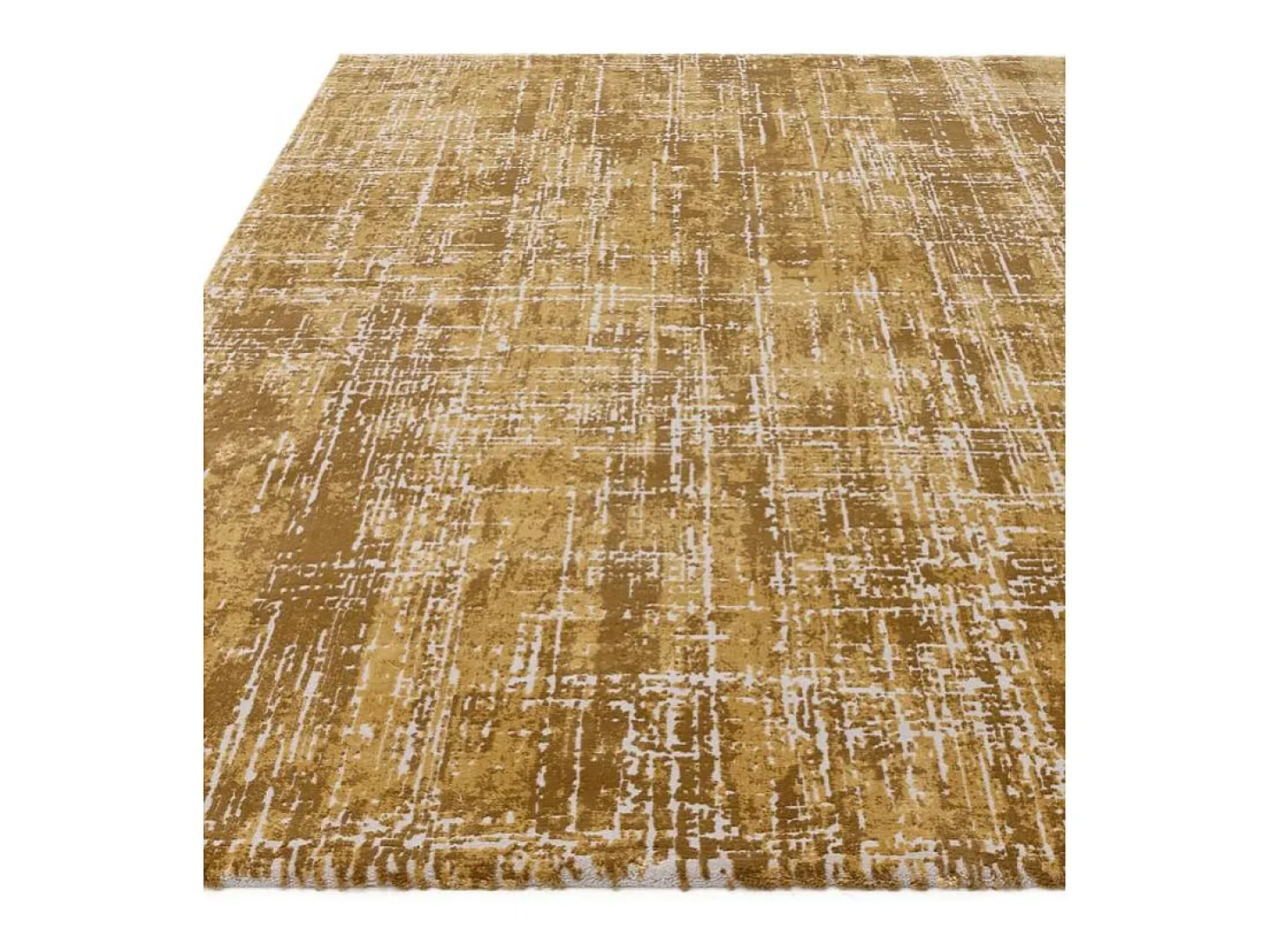 Alfombra abstracta - 200x290cm - oro - Kuza Abstract
