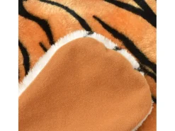 Alfombra afelpada de tigre 144 cm marrón ES46073