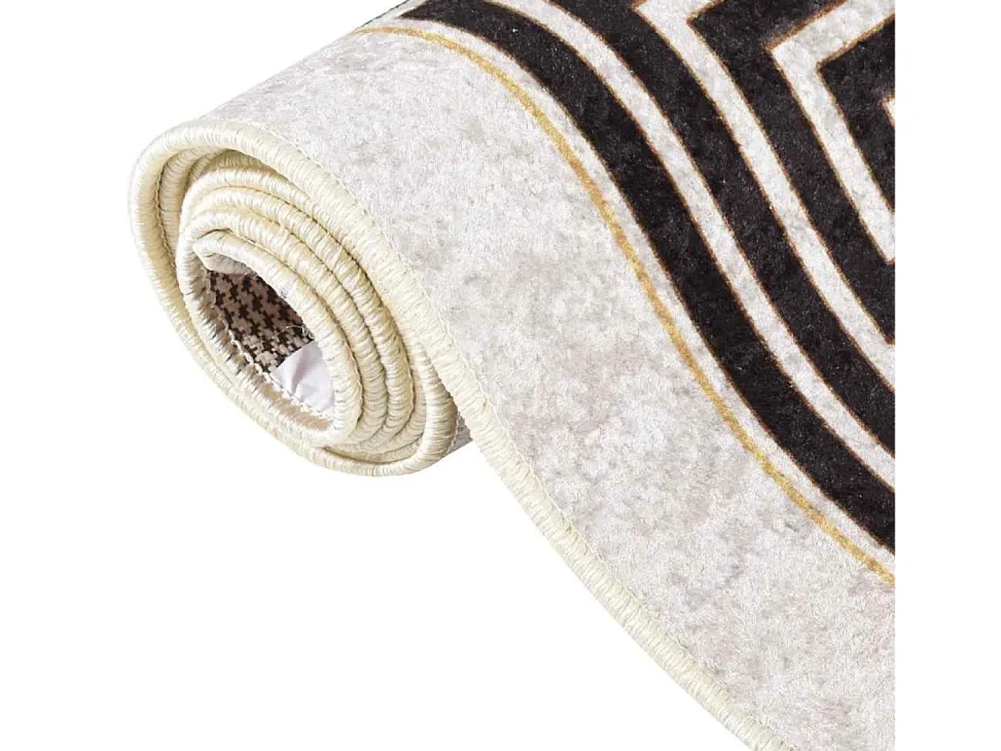 Alfombra antideslizante lavable 120x180 cm beige claro
