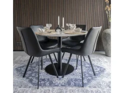 Alfombra azul 160 x 230 cm