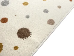 Alfombra Beat Kids Moderna Bebé Niña Niño - Crema - 120x170 cm