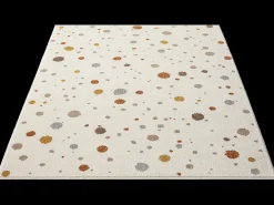 Alfombra Beat Kids Moderna Bebé Niña Niño - Crema - 140x200 cm
