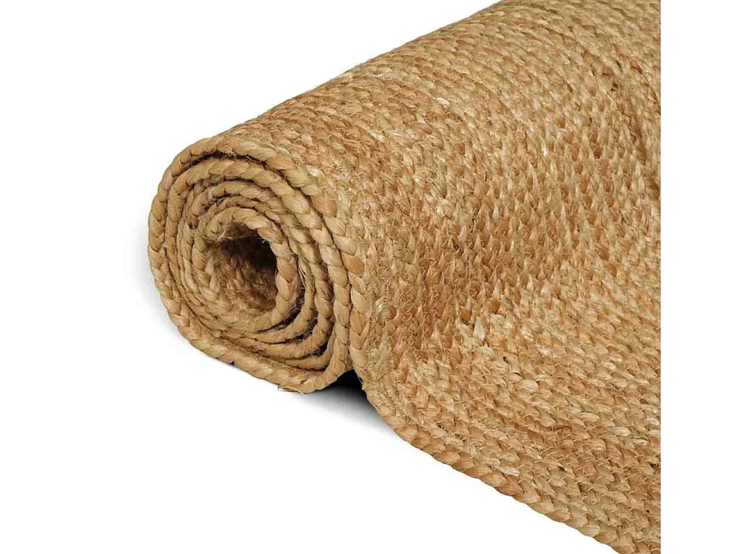 Alfombra beige 80 x 200 cm Yute