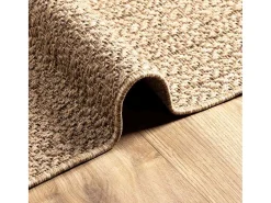 Alfombra beige ZIZUR 140x200 cm efecto yute para interior y exterior