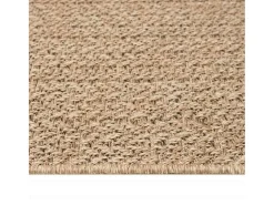 Alfombra beige ZIZUR 60x110 cm efecto yute interior exterior