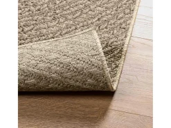Alfombra beige ZIZUR 160x230 cm efecto yute para interior y exterior
