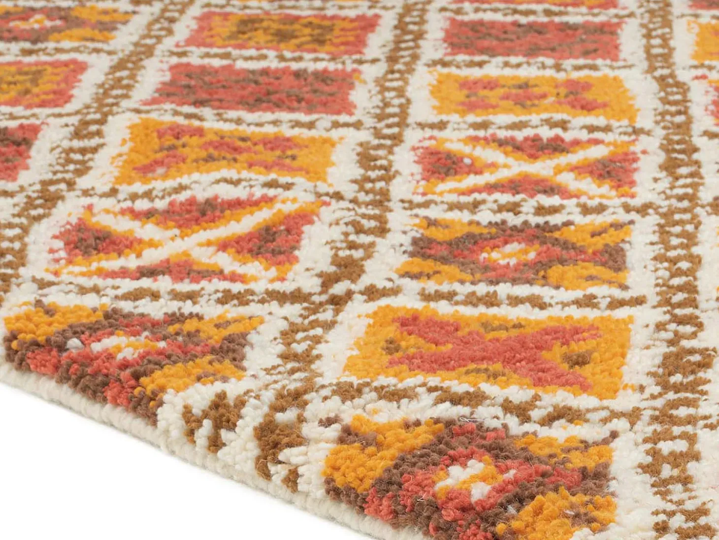 Alfombra bereber Marmoucha tejida a mano 250x300 cm Terracota Marmoucha