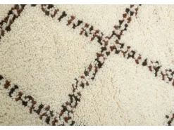 Alfombra bereber Marmoucha tejida a mano 250x350 cm Negro/Blanco Marmoucha