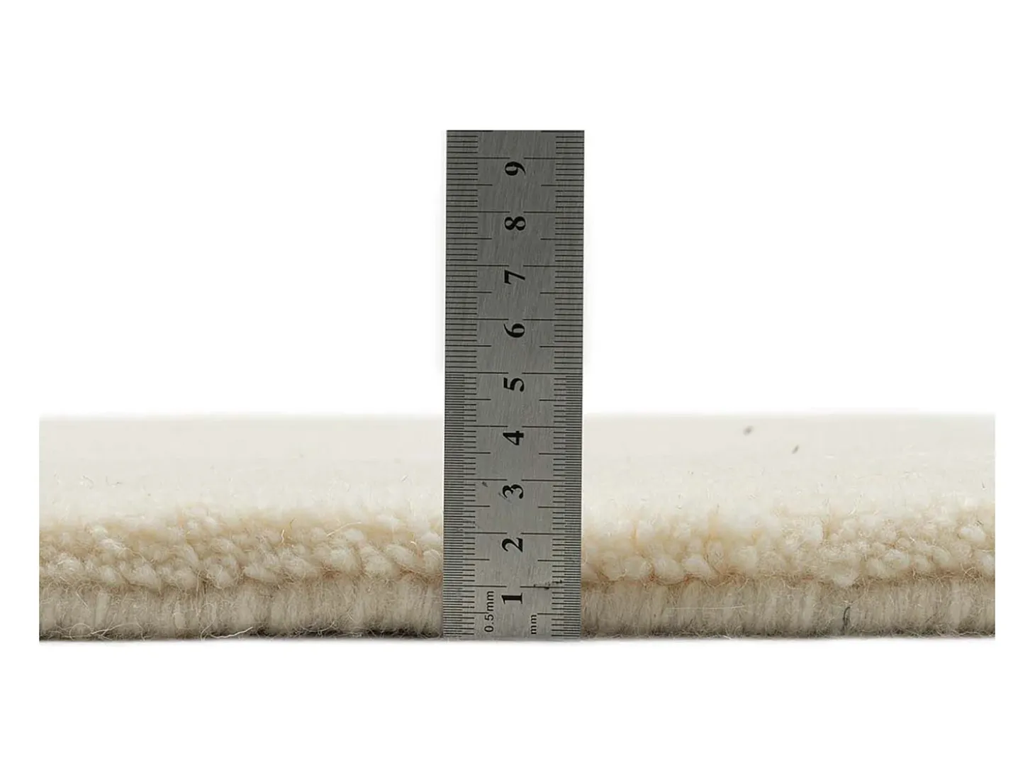 Alfombra bereber tejida a mano con lana 170x240 cm Blanco Imaba Super