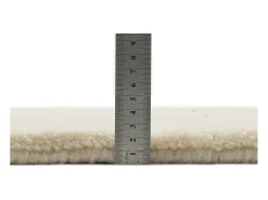 Alfombra bereber tejida a mano con lana 70x140 cm Blanco Imaba Super