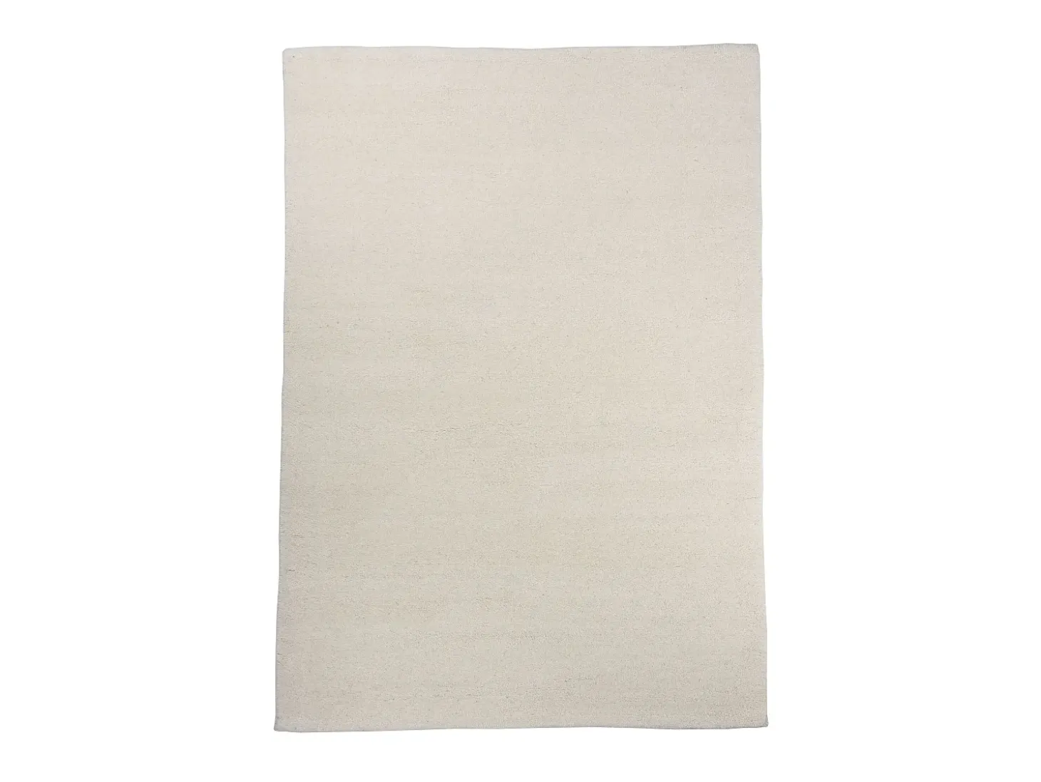 Alfombra bereber tejida a mano con lana 60x90 cm Blanco Maloronga