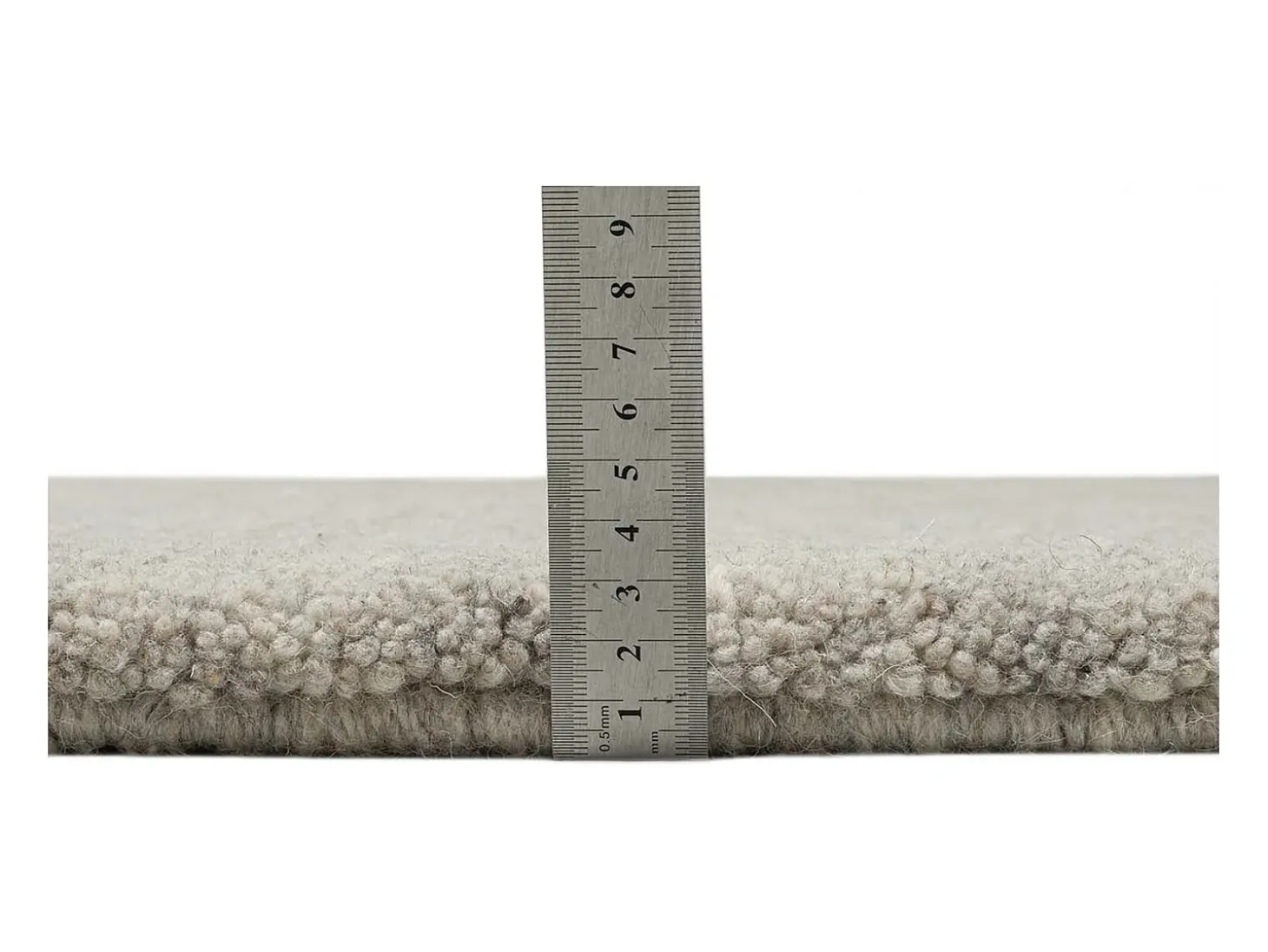 Alfombra bereber tejida a mano con lana 250x250 cm Arena Imaba Super
