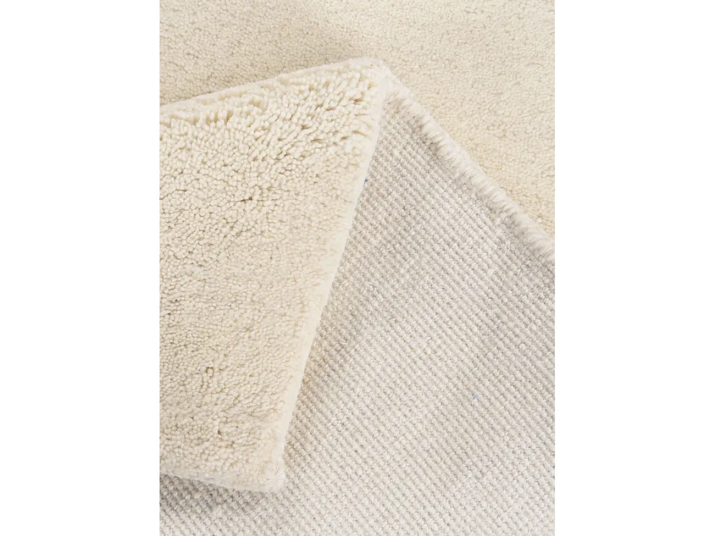 Alfombra bereber tejida a mano con lana 70x620 cm Blanco Maloronga