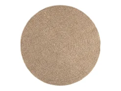 Alfombra con aspecto de yute interior y exterior 120 cm