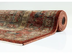 Alfombra con bordes de estilo oriental 240x290 cm Rojo Multi Beatrice