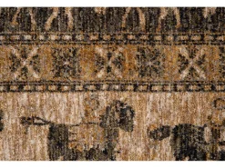 Alfombra con bordes de estilo oriental 40x60 cm Beige multi Beatrice