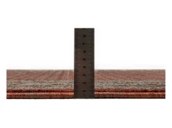 Alfombra con bordes de estilo oriental 240x290 cm Rojo Multi Beatrice