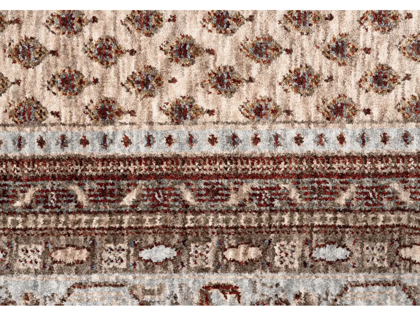 Alfombra con bordes de estilo oriental 180x280 cm Beige multi Beatrice
