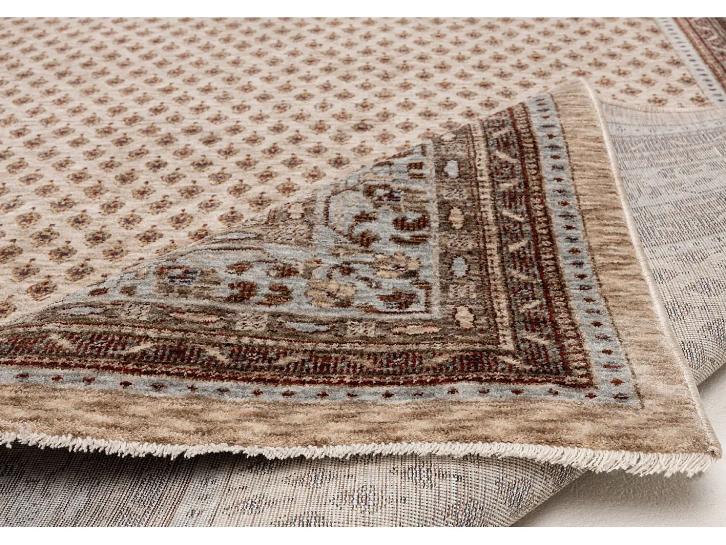 Alfombra con bordes de estilo oriental 180x280 cm Beige multi Beatrice