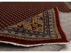 Alfombra con bordes de estilo oriental 80x150 cm Rojo Multi Beatrice